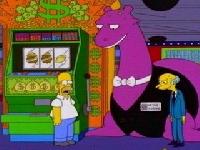 Click to watch 'Monty Cant Buy Me Love' (popup) The Simpsons